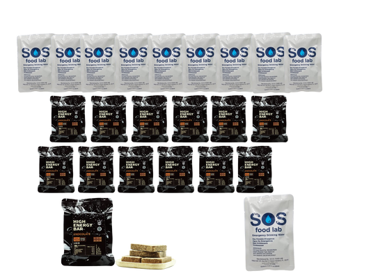 Essential Food & Water Upgrade Bundle — Extra Person Survival Supplies