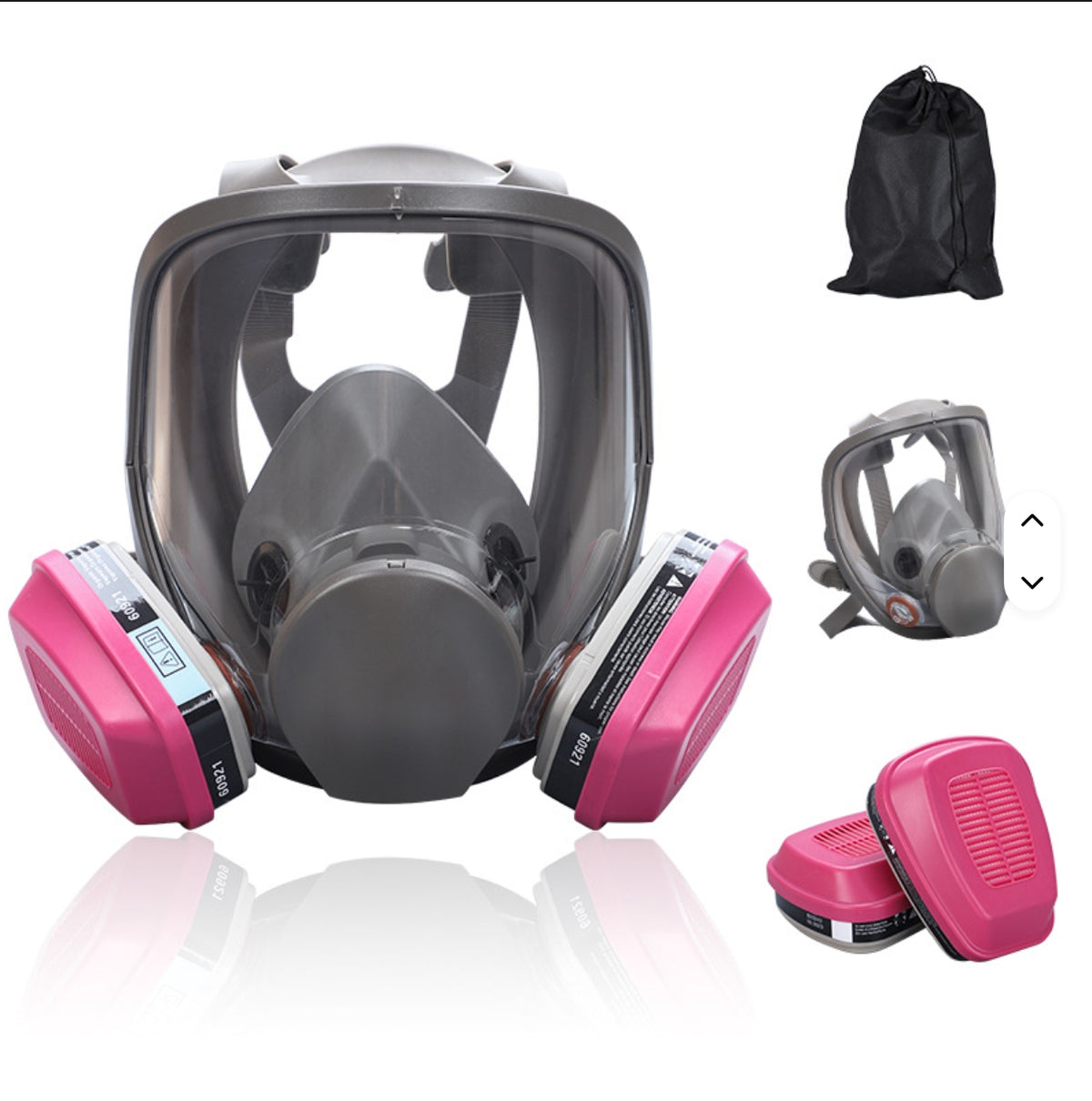 Full-Face Gas Mask with P3 Filter – Tear Gas & Particulate Protection